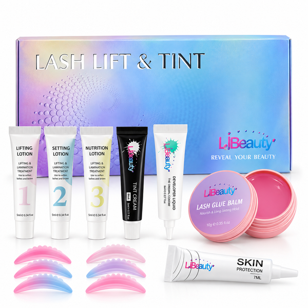 Kit 4 en 1 de Lifting, Permanente y Tinte Negro