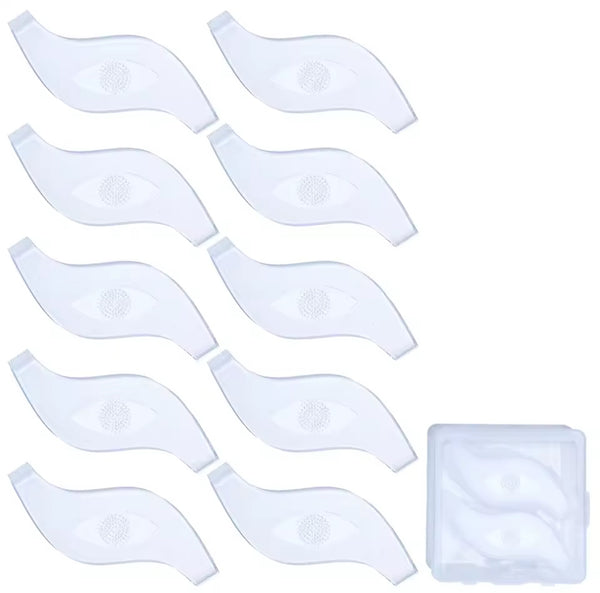 Cepillos en Forma de S para Pestañas — 10 Unidades
