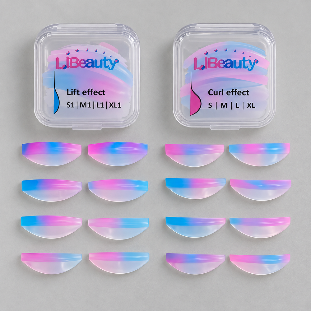 Moldes de Silicona Lift y Curl — 8 Pares